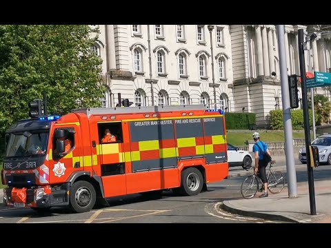 Leighs technical response unit (TRU) responding- greater manchester fire and rescue service