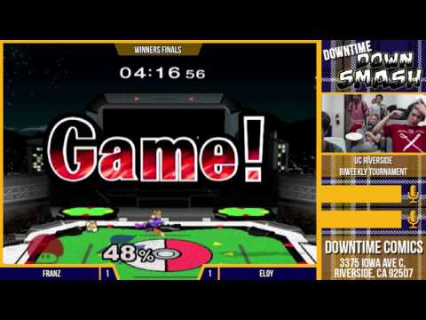 Downtime Downsplash - Singles Winners Finals: Franz (Doctor Mario) vs. Eloy (Fox)