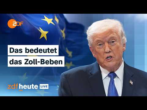 Trump erklärt neue Zölle trotz Supreme Court Urteil – so reagiert die EU | ZDFheute live
