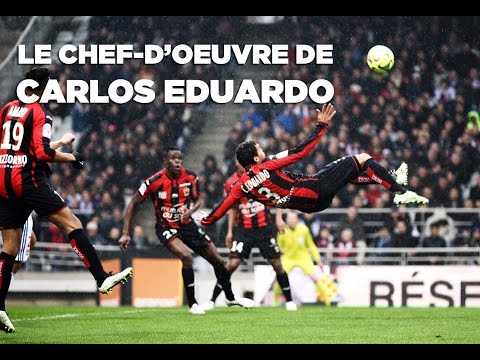 Lyon 1-2 Nice : le retourné acrobatique de Carlos Eduardo