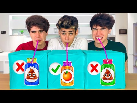 DON'T CHOOSE THE WRONG MYSTERY DRINK CHALLENGE!!