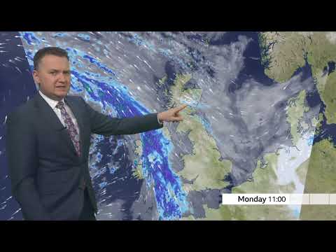 BBC Weather today in UK - January 25th 2026