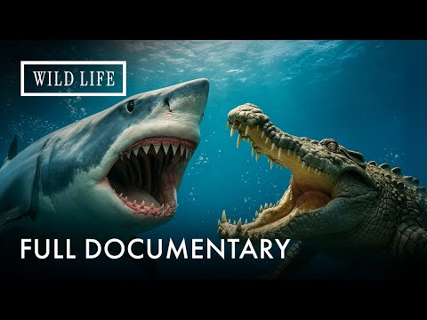Clash in the River Bull Shark vs Nile Crocodile | When Shark Meets Croc | Full Documentary