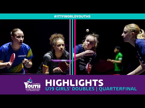 Goda/Matiunina vs Hochart/Pujol | U19 GD - QF | #ITTFWorldYouths 2025