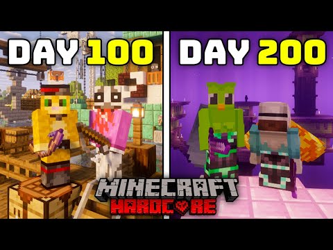 We Played 200 Days of Minecraft Hardcore Multiplayer
