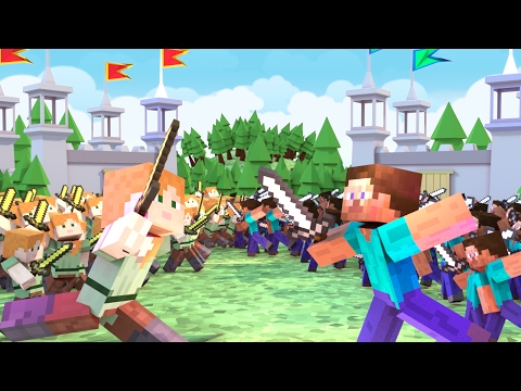 Minecraft | 100 BOYS VS 100 GIRLS! (Massive Mob Battles)