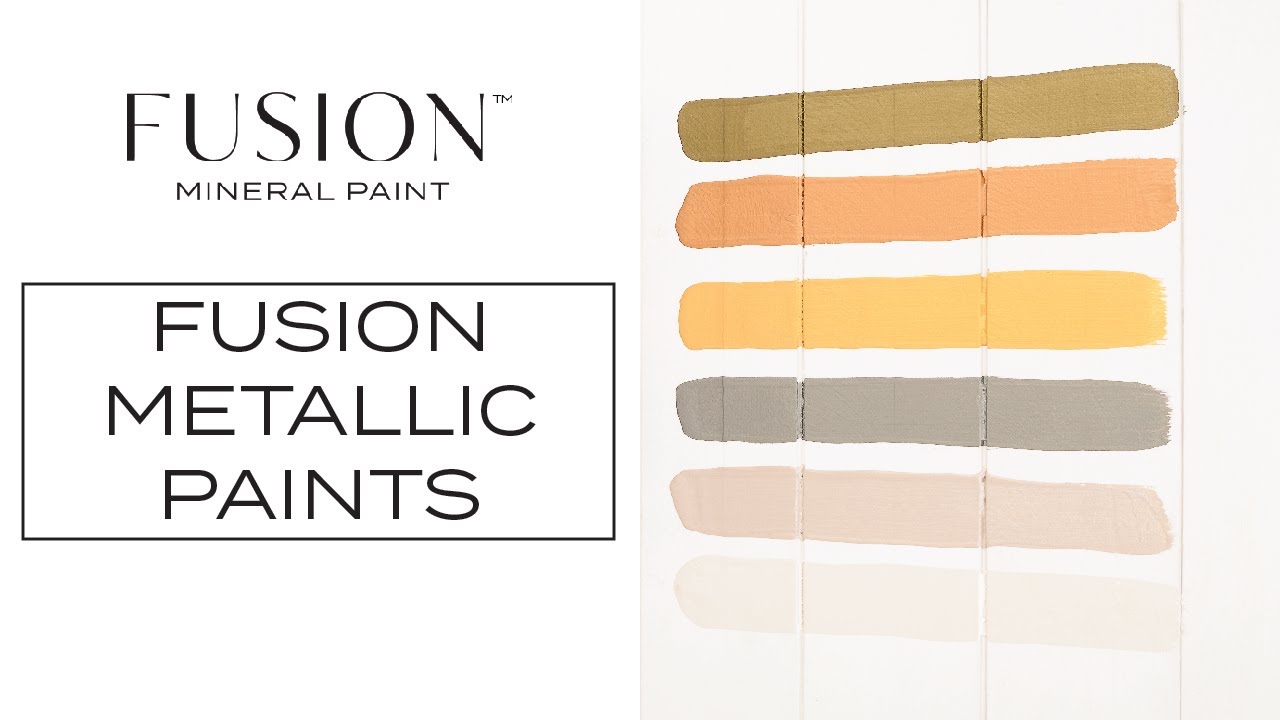 Fusion Mineral Paint Metallics - Brushed Steel