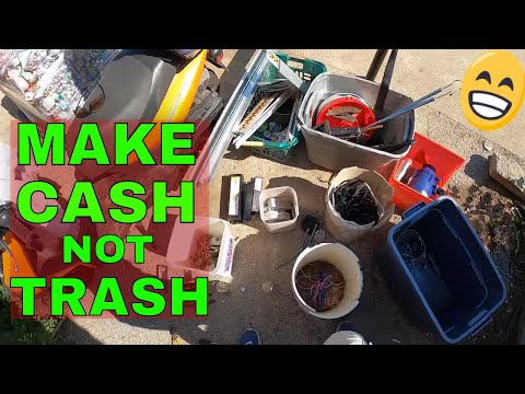 Sorting and Selling Scrap Metals for Cash!