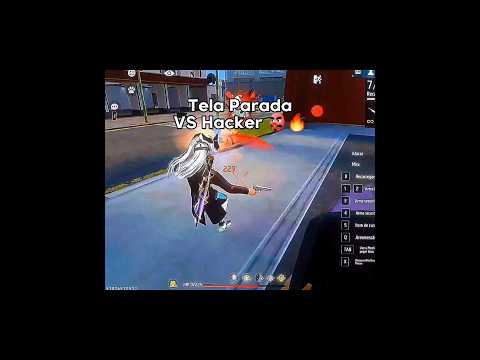 Tela Parada VS Hacker 🔥 #ff #freefire