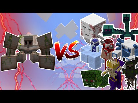 Mutant Iron Golem VS Twilight Forest Monsters - Mob Battles In Minecraft