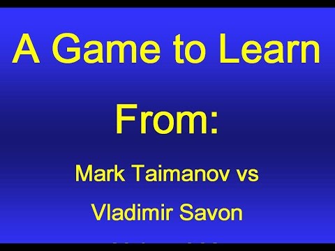 Mark Taimanov vs Vladimir Savon - Yalta 1962