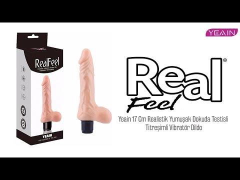 Yeain 17 Cm Realistik Yumuşak Testisli Titreşimli Vibratör Penis