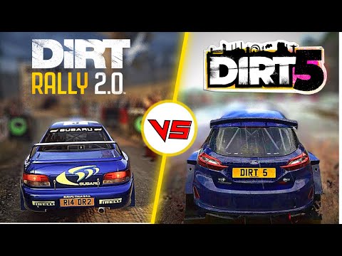 Colin Mcrae Dirt 5 vs Dirt 2.0 Direct Comparison #dirt5