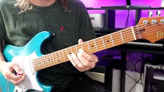 Video thumbnail for Improvisation over RIck Graham "Bareknuckle Juggernaut" Jam Track - Sam Bell Guitar by Sam Bell Guitar