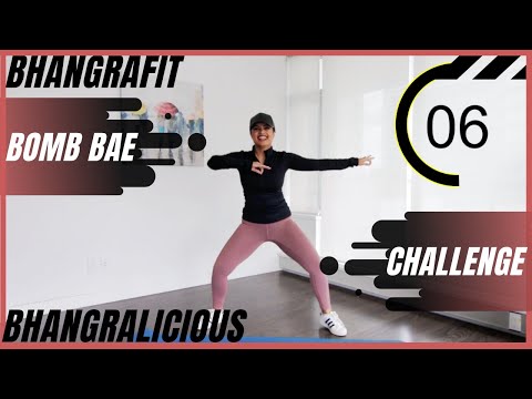 Bomb Bae BhangraFit Challenge | Fat Burning Cardio | Jaz Dhami | Eren E | DJ Frenzy Remix #BombBae
