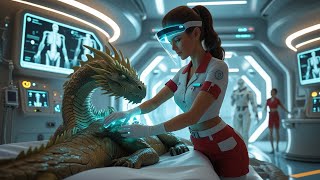 Human Nurse Loses Job, Saves a Dragon—Next Day, Four Luxury Starships Show Up at Her Door! SCi-Fi