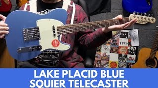 Video thumbnail for UNBOXING Squier By Fender Bullet Telecaster Lake Placid Blue Review by The Guitar Manifesto