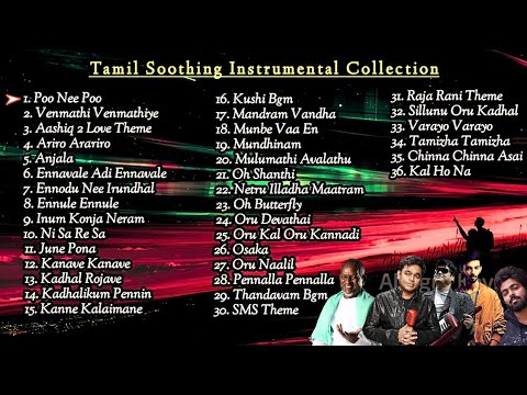 Tamil Instrumental Music Collection | Tamil Instrumental Songs | Tamil Melodies Tamil Soothing Songs