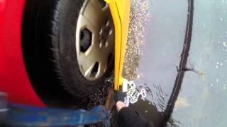 D.V.L.A clamp removal by a man