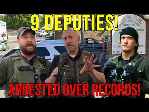 Man Arrested for Public Records Request — Nine Deputies Respond | Bodycam & Radio Audio
