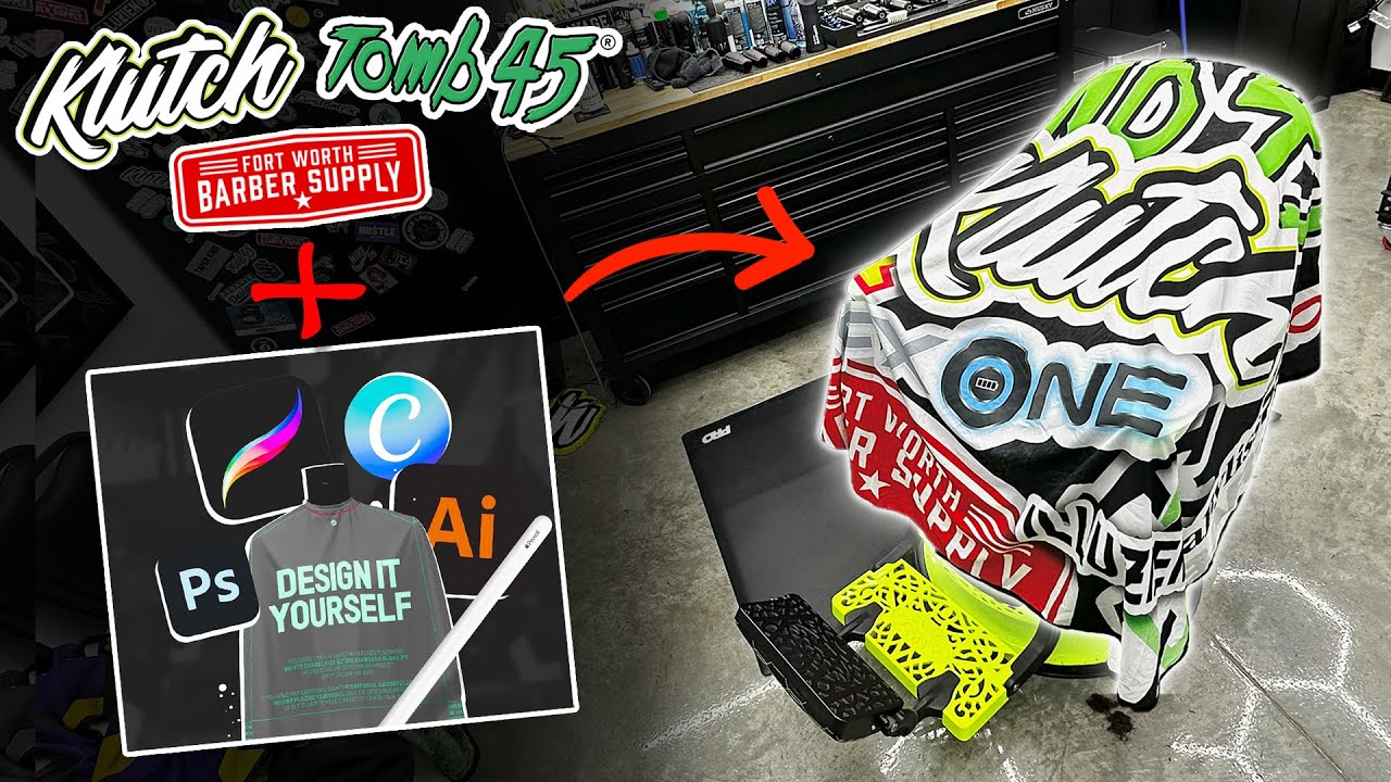 How to Design Custom Illuzien Barber Capes 🔥