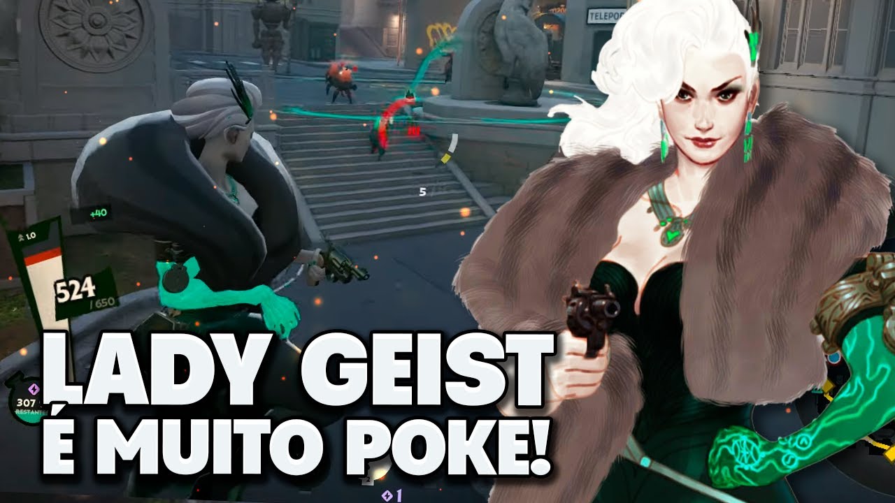 LADY GEIST dá MUITO POKE na lane! Impossível perder com ela! ▸ Deadlock