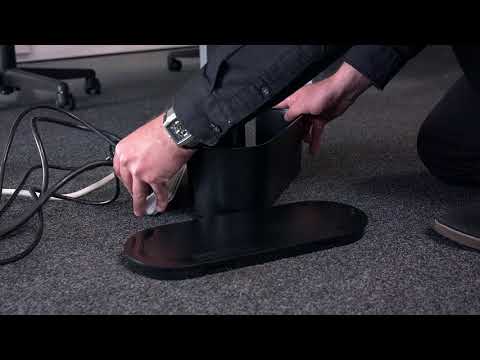 D-Line Cable Organizer Box (US) Office Installation Video