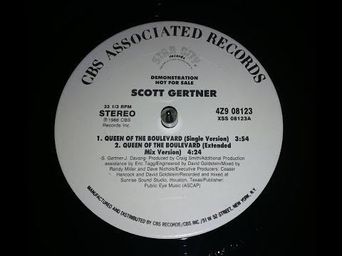 Scott Gertner - Queen Of The Boulevard (Extended Mix Version 1988) [Electrofunk] HQ
