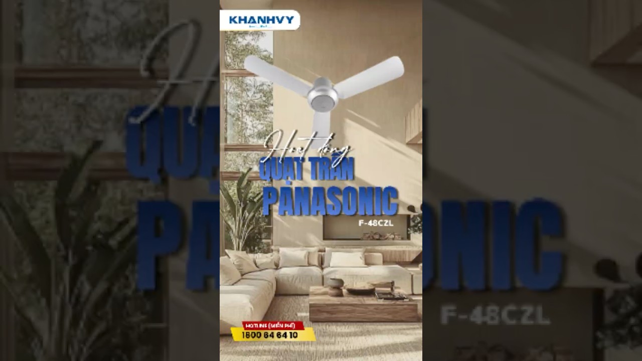 Quạt trần Panasonic F-48CZL 3 cánh