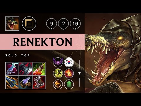 Renekton Top vs Urgot - KR Master Patch 25.17