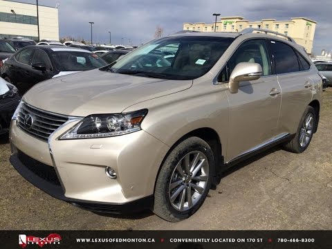 New Tan on Parchment 2015 Lexus RX 350 AWD - Touring Package Review - South Edmonton