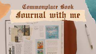 Commonplace Book: Journal with me