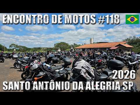 🇧🇷 Encontro de Motos 118 - Santo Antônio da Alegria SP Brasil 2026 | Evento 02 - Bar do Hélio