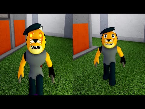 Redesign Tigry Infected vs Non Infected Jumpscare - Roblox Piggy RP