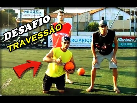 O DESAFIO DO TRAVESSÃO MAIS FODA DO YOUTUBE !!!