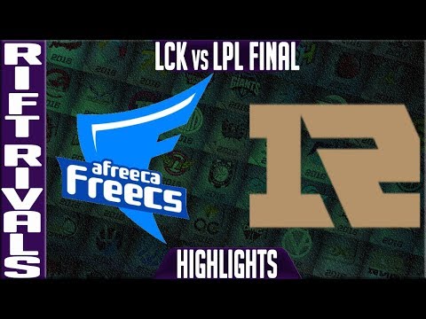 AFS vs RNG Highlights Game 5 Final | Rift Rivals 2018 LCK vs LPL | Afreeca Freecs vs Royal