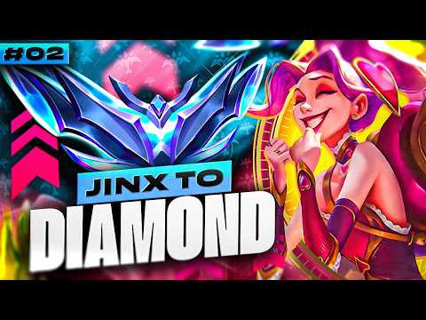 How to play Jinx in low Elo - Jinx Unranked to Diamond #2 | Jinx ADC Gameplay Guide