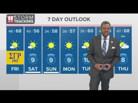 11Alive's Chesley McNeil wishes the ladies of Sigma Gamma Rho a happy founders' day