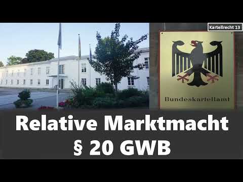 Relative Marktmacht und Boykottverbot I Kartellrecht 13