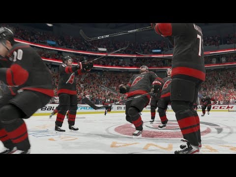 NHL 20 Gameplay - Carolina Hurricanes vs Dallas Stars CPU vs CPU – NHL 20 EA Access PS4
