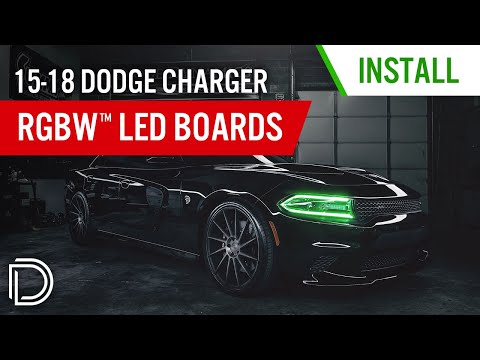 How to Install 2015-2018 Dodge Charger RGBW™ LED Boards | Diode Dynamics