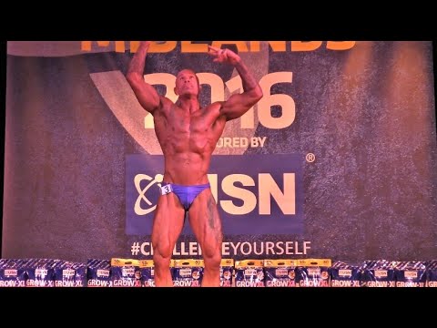 Ian Dawson, NABBA Midlands 2016 - Masters Over 40 Winner -