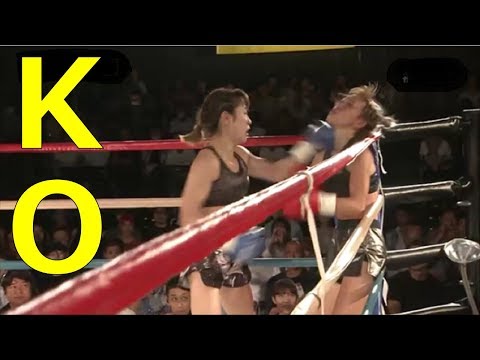 【キックボクシング】止まらないパンチの嵐！！高梨knuckle美穂選手の圧倒的な強さを見よ【KO】
