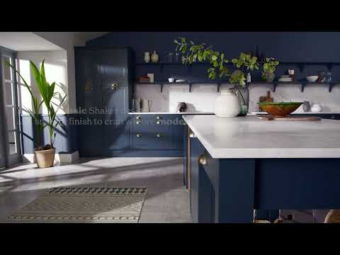Modern shaker style kitchen | Contemporary country design | Dunham kitchen range | Magnet