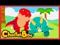 T-Rex vs Triceratops | Tyrannosaurus Dinosaurs Song | Nursery rhymes | Kids song | #Cheetahboo