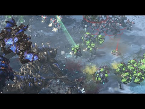 2018 Snow Map! Bly (Z) vs Taeja (T) on Fracture - StarCraft 2