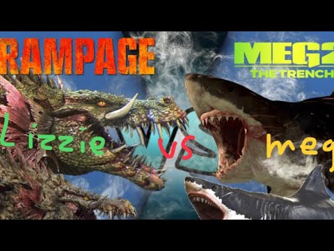 Lizzie vs Megalodon (rampage vs meg 2 the trench) sticknodes