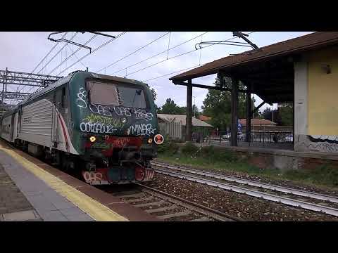 E464 196+6 2 piani Trenord - Monza - 13/06/2018