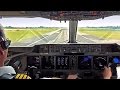 Martinair MD-11 Take-Off Amsterdam Schiphol - Cockpit View