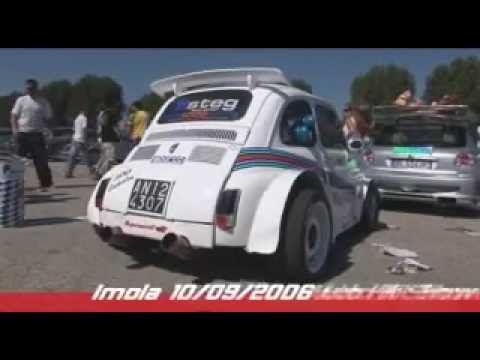 FIAT 500 gara accelerazione circuito Imola